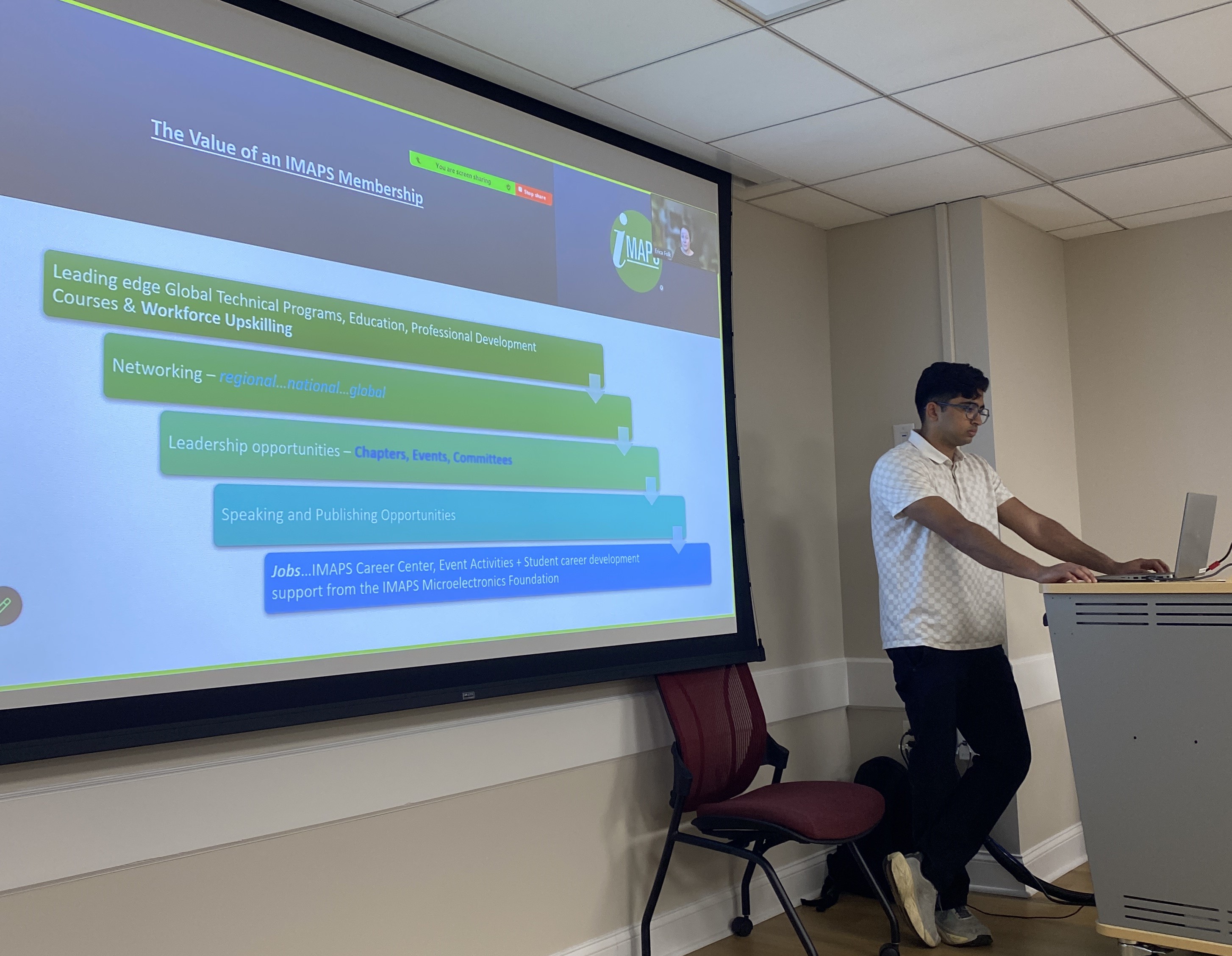 IMAPS student presentation session